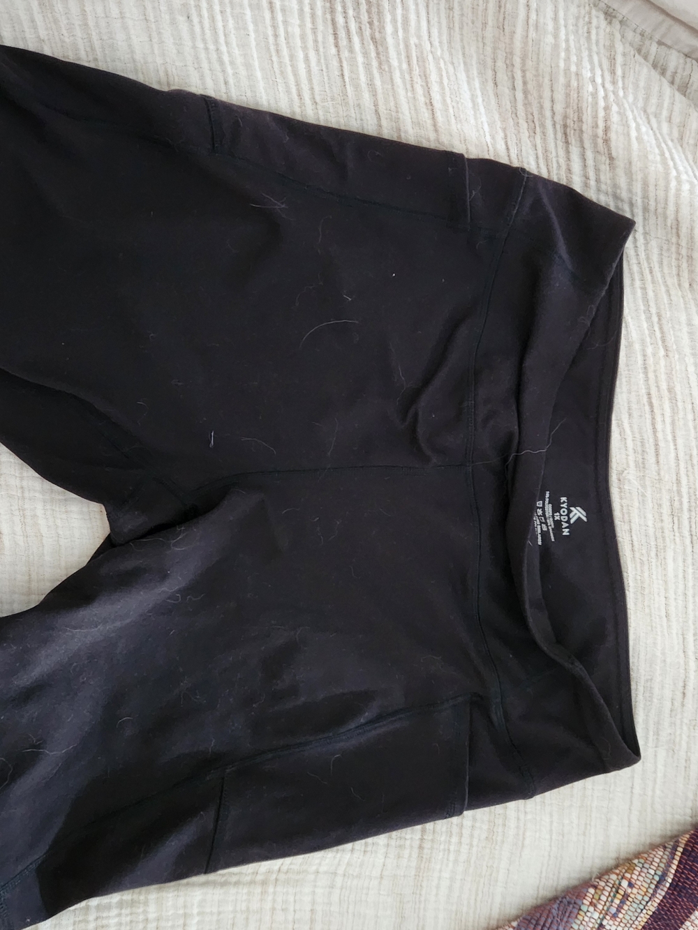 Black Woman's Performance Running Tights Shorts